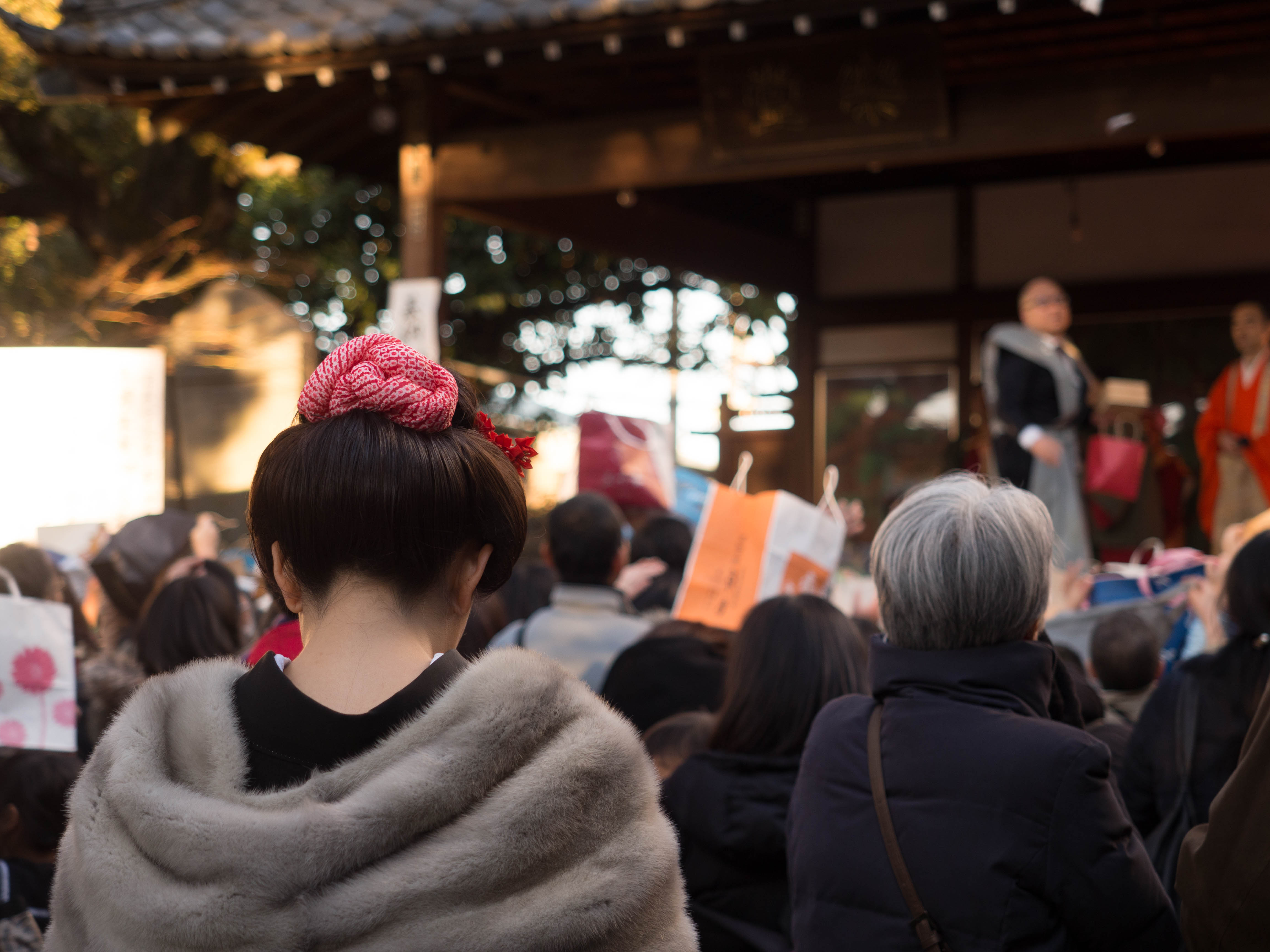 Un kimono dans l'audience