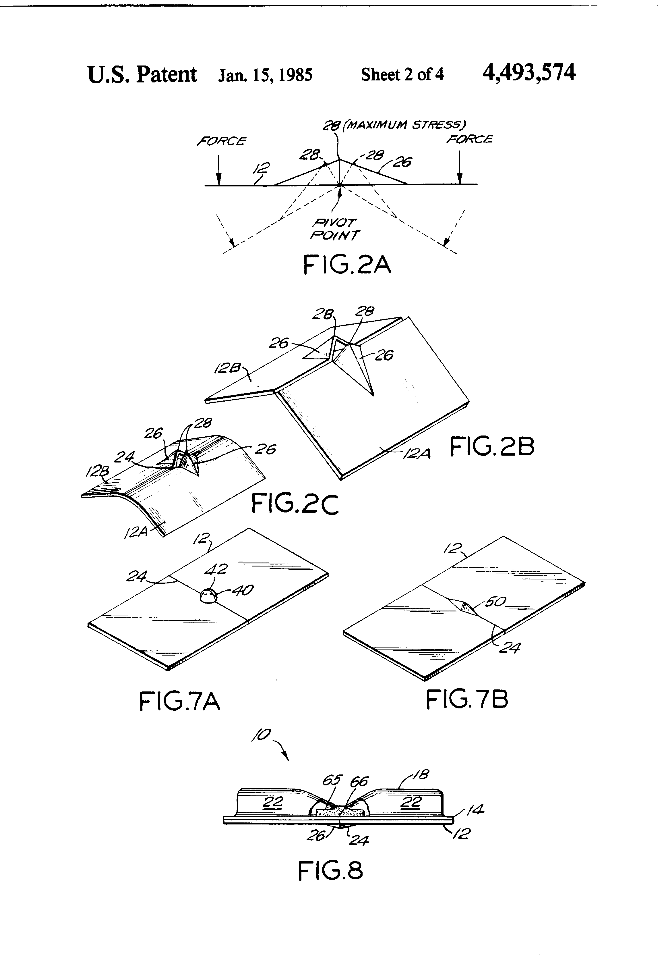 Le fameux paquet de sauces, tel que schématisé dans le brevet